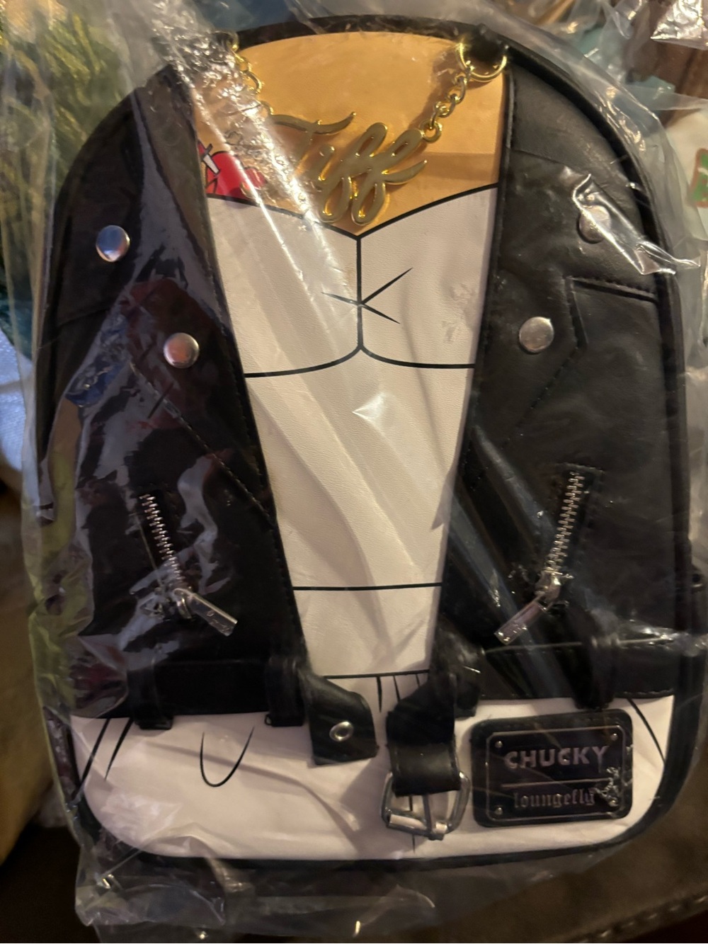 Chucky Loungefly Child's Play Bride of Chucky Tiffany Cosplay Mini-Backpack